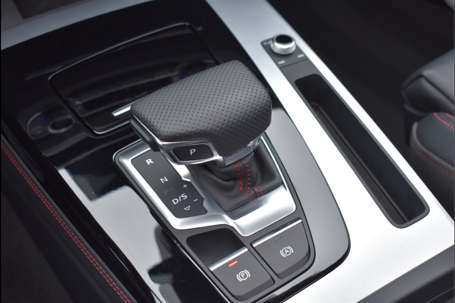 Audi Q5 Sportback 50 TFSI e S-Line 299 Pk Pano RS-Leder Rood Stiksel HUD Sfeer Keyless Trekhaak SQ5