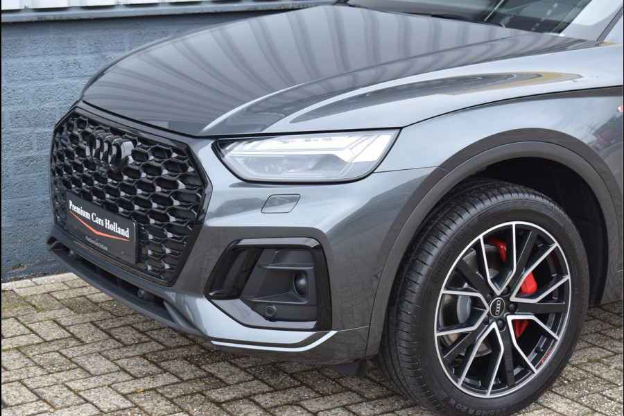 Audi Q5 Sportback 50 TFSI e S-Line 299 Pk Pano RS-Leder Rood Stiksel HUD Sfeer Keyless Trekhaak SQ5
