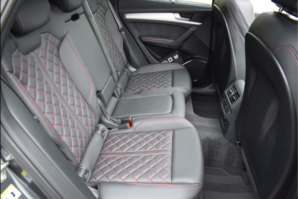 Audi Q5 Sportback 50 TFSI e S-Line 299 Pk Pano RS-Leder Rood Stiksel HUD Sfeer Keyless Trekhaak SQ5