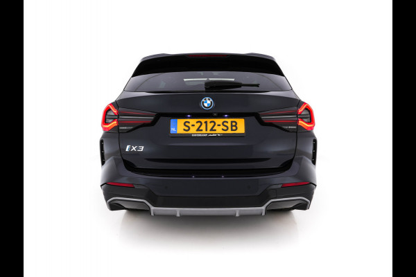BMW iX3 High Executive 80 kWh Facelift [ 3-Fase-11kW) ] {SOH-100%} (INCL-BTW) Aut. *PANO | LEATHER | ADAPTIVE-CRUISE | FULL-LED | HARMAN/KARDON | TOPVIEW | MEMORY-PACK | BLINDSPOT | DIGI-COCKPIT | HEATED-COMFORTSEATS | DAB+ | NAVI-FULLMAP | HEAD-UP | 20''ALU