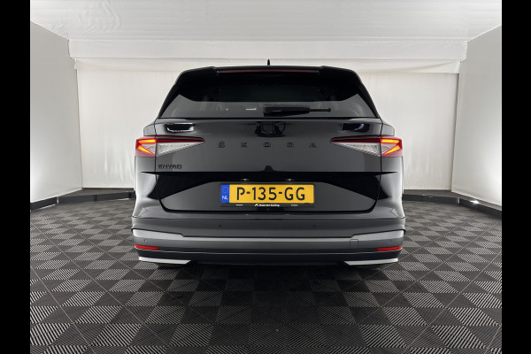 Škoda ENYAQ iV 60 [ 3-Fase-11kW ] {SOH-88%} (INCL-BTW) *LEATHER-FABRIC | FULL-LED | DIGI-COCKPIT | CAMERA | KEYLESS | NAVI-FULLMAP | AMBIENTLIGHT | ECC | HEATED-COMFORTSEATS | PRIVACY-GLASS | DAB+ | PDC | CRUISE | 19"ALU*