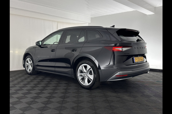 Škoda ENYAQ iV 60 [ 3-Fase-11kW ] {SOH-88%} (INCL-BTW) *LEATHER-FABRIC | FULL-LED | DIGI-COCKPIT | CAMERA | KEYLESS | NAVI-FULLMAP | AMBIENTLIGHT | ECC | HEATED-COMFORTSEATS | PRIVACY-GLASS | DAB+ | PDC | CRUISE | 19"ALU*
