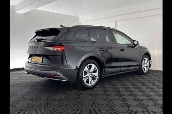 Škoda ENYAQ iV 60 [ 3-Fase-11kW ] {SOH-88%} (INCL-BTW) *LEATHER-FABRIC | FULL-LED | DIGI-COCKPIT | CAMERA | KEYLESS | NAVI-FULLMAP | AMBIENTLIGHT | ECC | HEATED-COMFORTSEATS | PRIVACY-GLASS | DAB+ | PDC | CRUISE | 19"ALU*