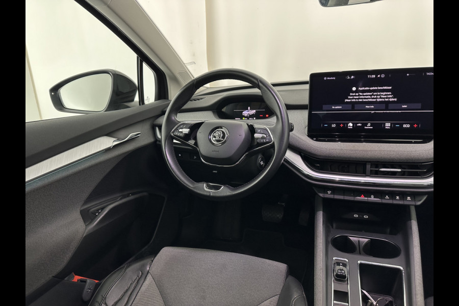 Škoda ENYAQ iV 60 [ 3-Fase-11kW ] {SOH-88%} (INCL-BTW) *LEATHER-FABRIC | FULL-LED | DIGI-COCKPIT | CAMERA | KEYLESS | NAVI-FULLMAP | AMBIENTLIGHT | ECC | HEATED-COMFORTSEATS | PRIVACY-GLASS | DAB+ | PDC | CRUISE | 19"ALU*