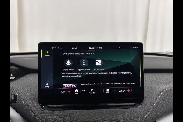 Škoda ENYAQ iV 60 [ 3-Fase-11kW ] {SOH-88%} (INCL-BTW) *LEATHER-FABRIC | FULL-LED | DIGI-COCKPIT | CAMERA | KEYLESS | NAVI-FULLMAP | AMBIENTLIGHT | ECC | HEATED-COMFORTSEATS | PRIVACY-GLASS | DAB+ | PDC | CRUISE | 19"ALU*