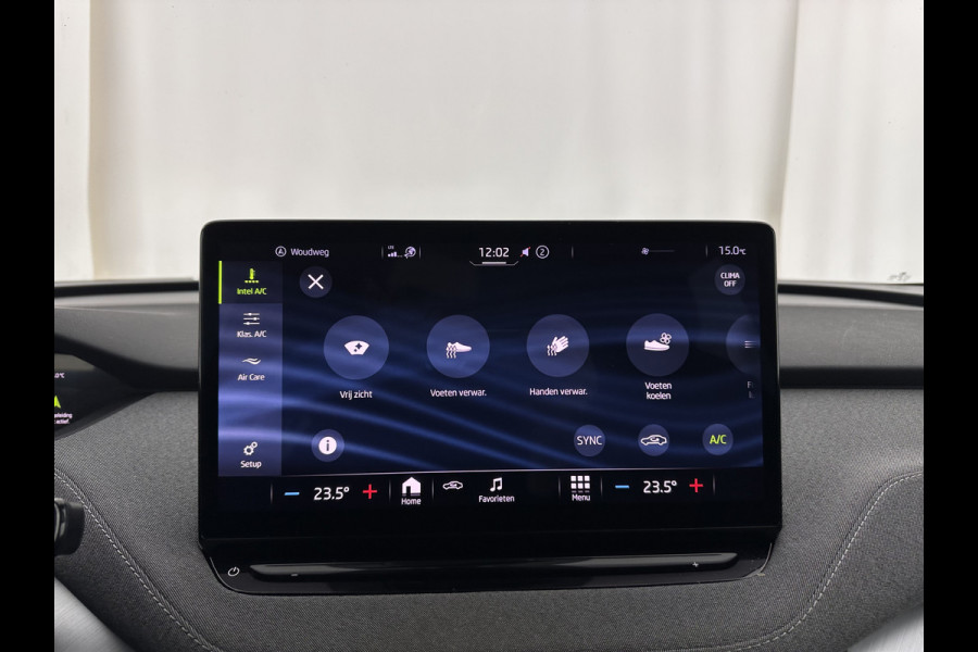 Škoda ENYAQ iV 60 [ 3-Fase-11kW ] {SOH-88%} (INCL-BTW) *LEATHER-FABRIC | FULL-LED | DIGI-COCKPIT | CAMERA | KEYLESS | NAVI-FULLMAP | AMBIENTLIGHT | ECC | HEATED-COMFORTSEATS | PRIVACY-GLASS | DAB+ | PDC | CRUISE | 19"ALU*
