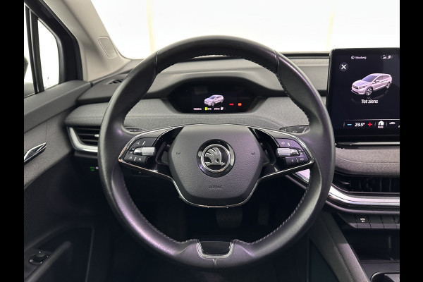 Škoda ENYAQ iV 60 [ 3-Fase-11kW ] {SOH-88%} (INCL-BTW) *LEATHER-FABRIC | FULL-LED | DIGI-COCKPIT | CAMERA | KEYLESS | NAVI-FULLMAP | AMBIENTLIGHT | ECC | HEATED-COMFORTSEATS | PRIVACY-GLASS | DAB+ | PDC | CRUISE | 19"ALU*
