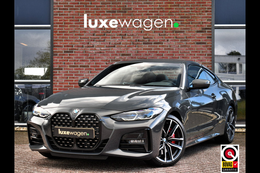 BMW 4 Serie Coupé 420i M-Sport | NL-auto | Dravitgrau | 19inch | Laser | El-klep