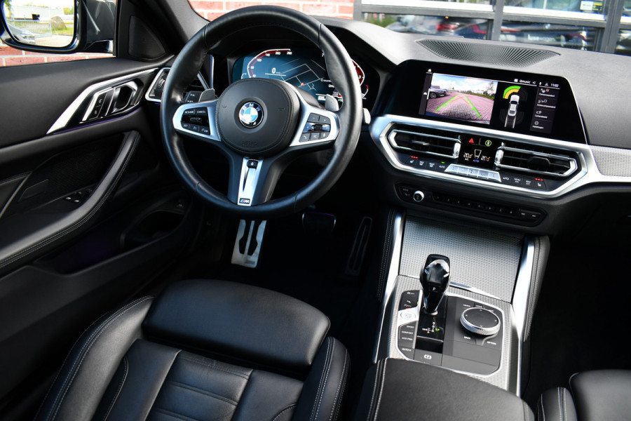 BMW 4 Serie Coupé 420i M-Sport | NL-auto | Dravitgrau | 19inch | Laser | El-klep
