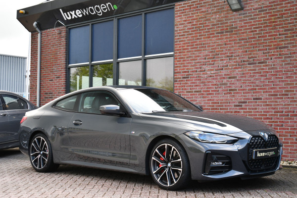 BMW 4 Serie Coupé 420i M-Sport | NL-auto | Dravitgrau | 19inch | Laser | El-klep