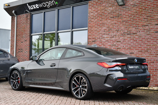 BMW 4 Serie Coupé 420i M-Sport | NL-auto | Dravitgrau | 19inch | Laser | El-klep