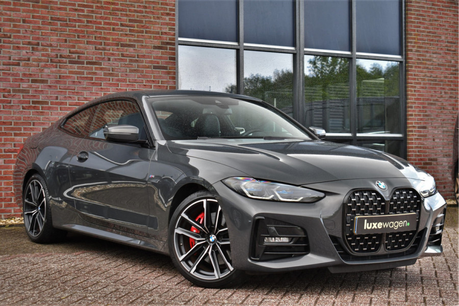 BMW 4 Serie Coupé 420i M-Sport | NL-auto | Dravitgrau | 19inch | Laser | El-klep