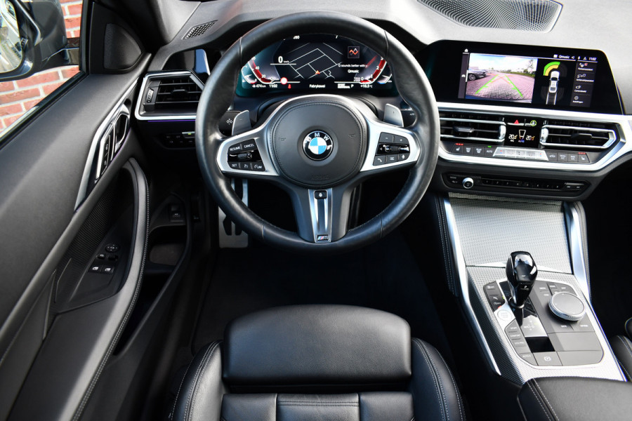 BMW 4 Serie Coupé 420i M-Sport | NL-auto | Dravitgrau | 19inch | Laser | El-klep