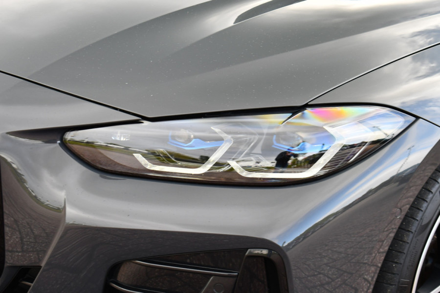 BMW 4 Serie Coupé 420i M-Sport | NL-auto | Dravitgrau | 19inch | Laser | El-klep