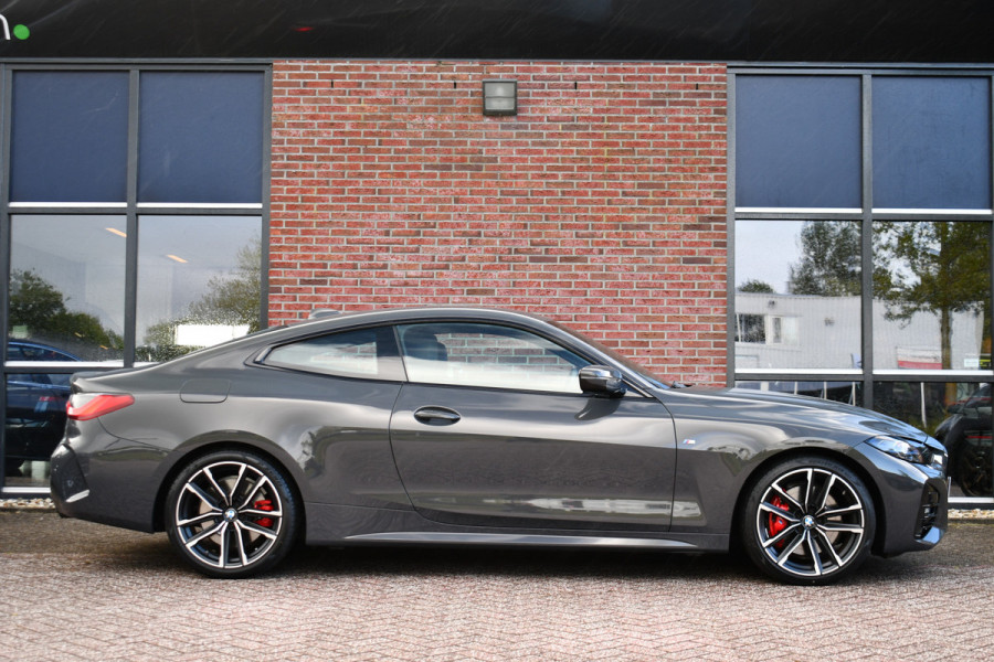 BMW 4 Serie Coupé 420i M-Sport | NL-auto | Dravitgrau | 19inch | Laser | El-klep