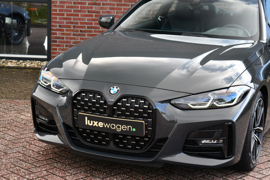 BMW 4 Serie Coupé 420i M-Sport | NL-auto | Dravitgrau | 19inch | Laser | El-klep