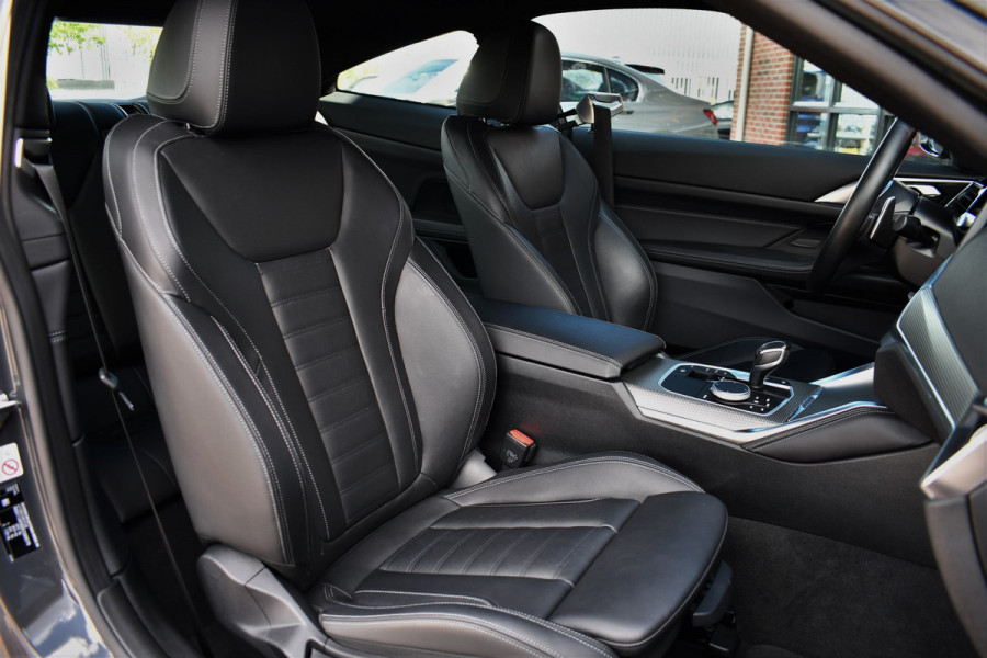 BMW 4 Serie Coupé 420i M-Sport | NL-auto | Dravitgrau | 19inch | Laser | El-klep
