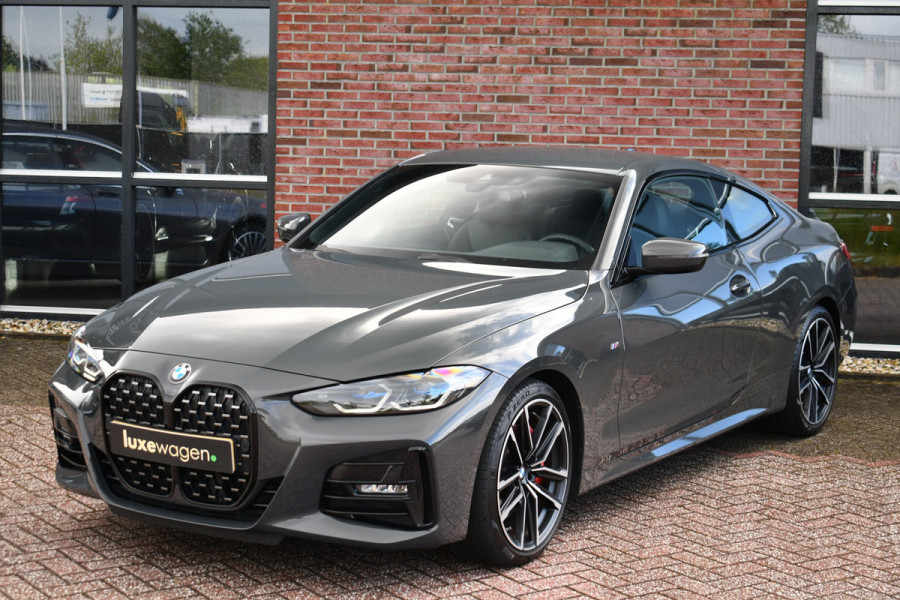 BMW 4 Serie Coupé 420i M-Sport | NL-auto | Dravitgrau | 19inch | Laser | El-klep