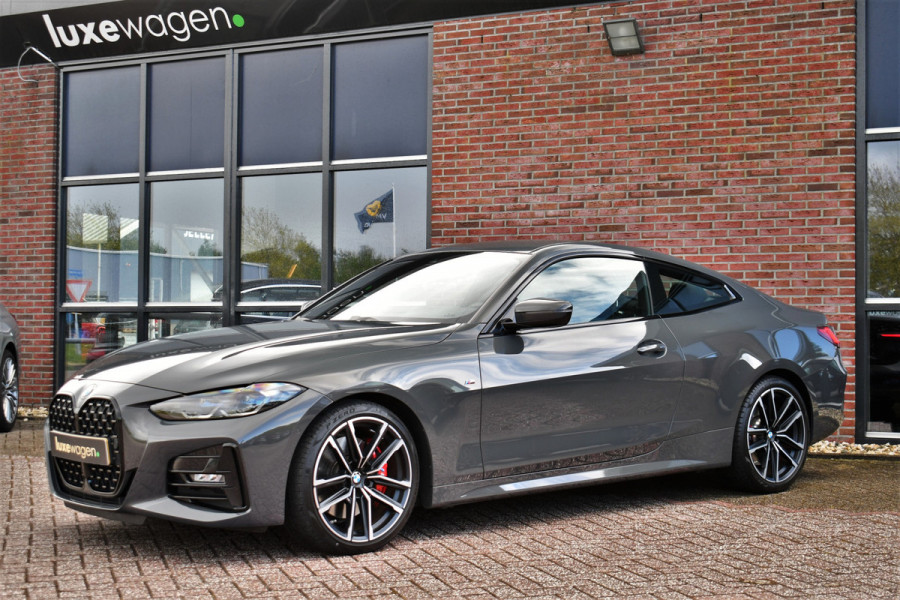 BMW 4 Serie Coupé 420i M-Sport | NL-auto | Dravitgrau | 19inch | Laser | El-klep
