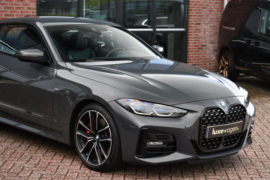 BMW 4 Serie Coupé 420i M-Sport | NL-auto | Dravitgrau | 19inch | Laser | El-klep