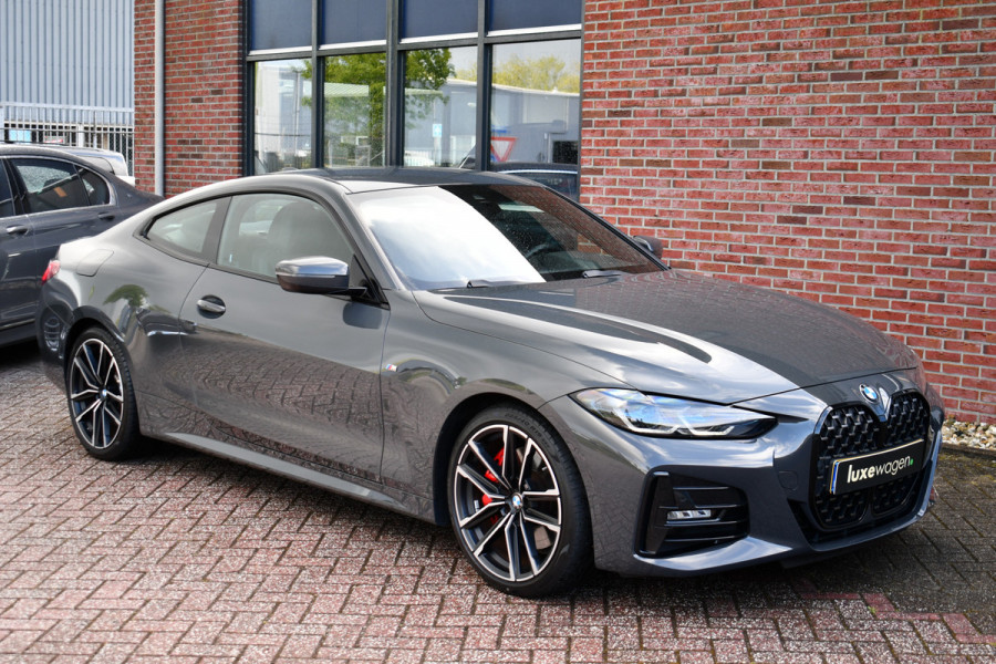 BMW 4 Serie Coupé 420i M-Sport | NL-auto | Dravitgrau | 19inch | Laser | El-klep