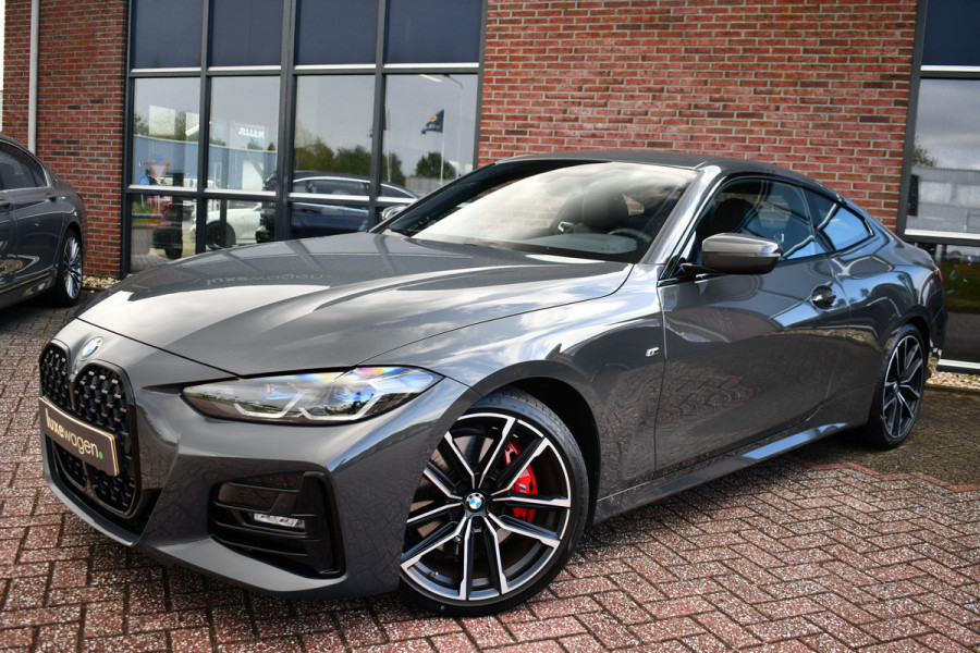 BMW 4 Serie Coupé 420i M-Sport | NL-auto | Dravitgrau | 19inch | Laser | El-klep