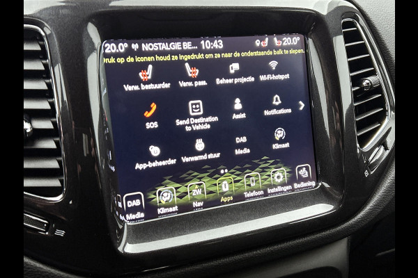Jeep Compass 1.3T S (Perfect OnderH, Trekhaak, Camera, Stoel/Stuur VerW, Lane assist, Navi, Etc)