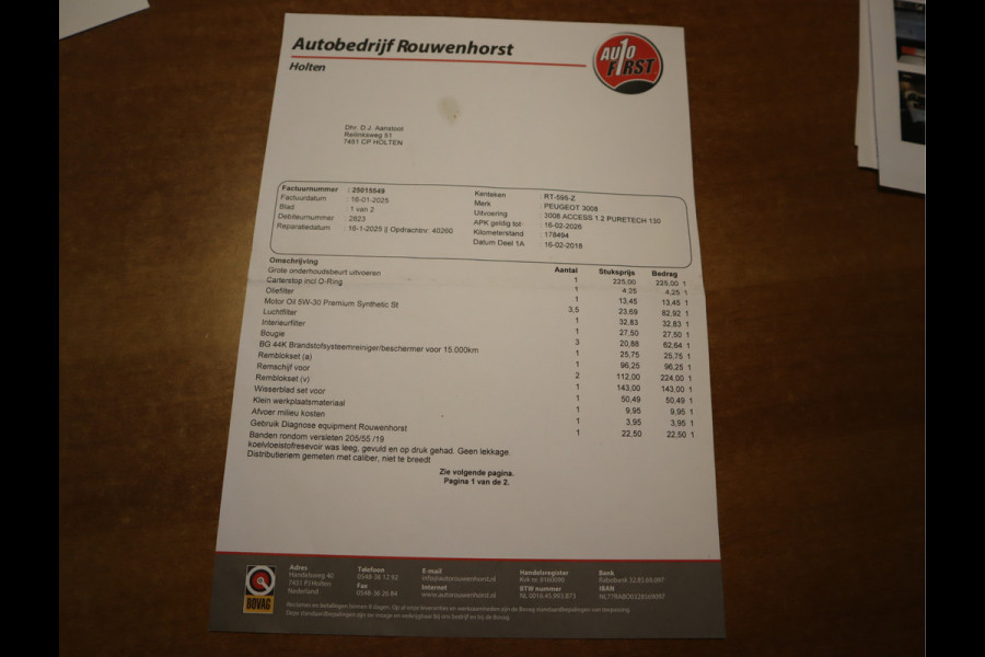 Peugeot 3008 Allure Navi / Pano / Climate / Pdc Nieuwe D-riem/ All-season banden/ Keurige auto