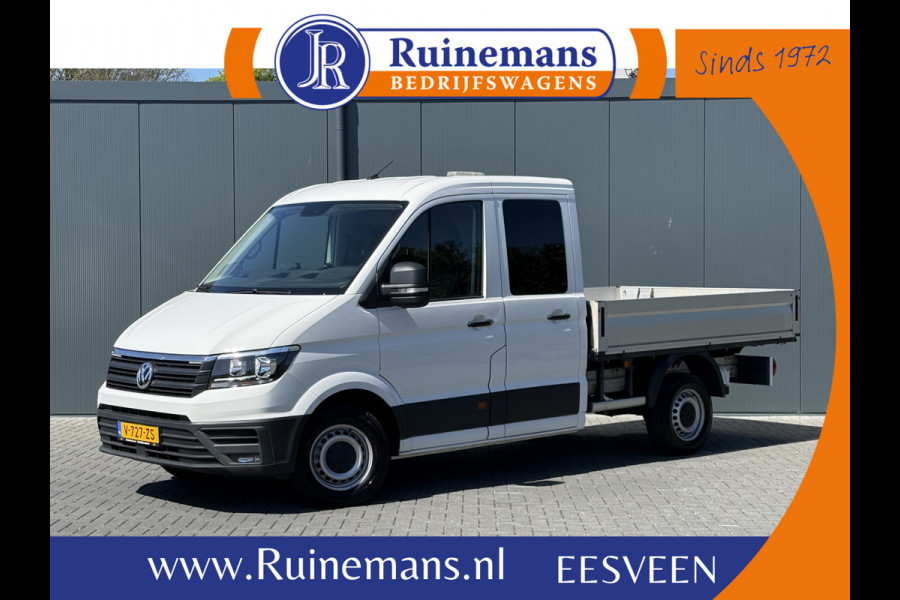 Volkswagen Crafter 2.0 TDI 102 PK / PICK UP / 1e EIG. / TREKHAAK / AIRCO / OPEN LAADBAK / 2.500 KG AHG / 3-ZITS / APPLE CARPLAY