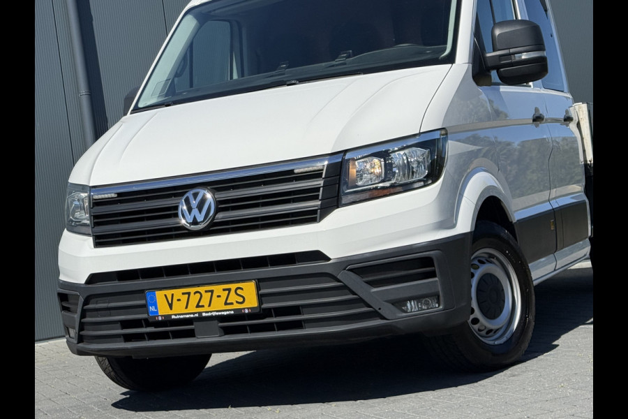 Volkswagen Crafter 2.0 TDI 102 PK / PICK UP / 1e EIG. / TREKHAAK / AIRCO / OPEN LAADBAK / 2.500 KG AHG / 3-ZITS / APPLE CARPLAY