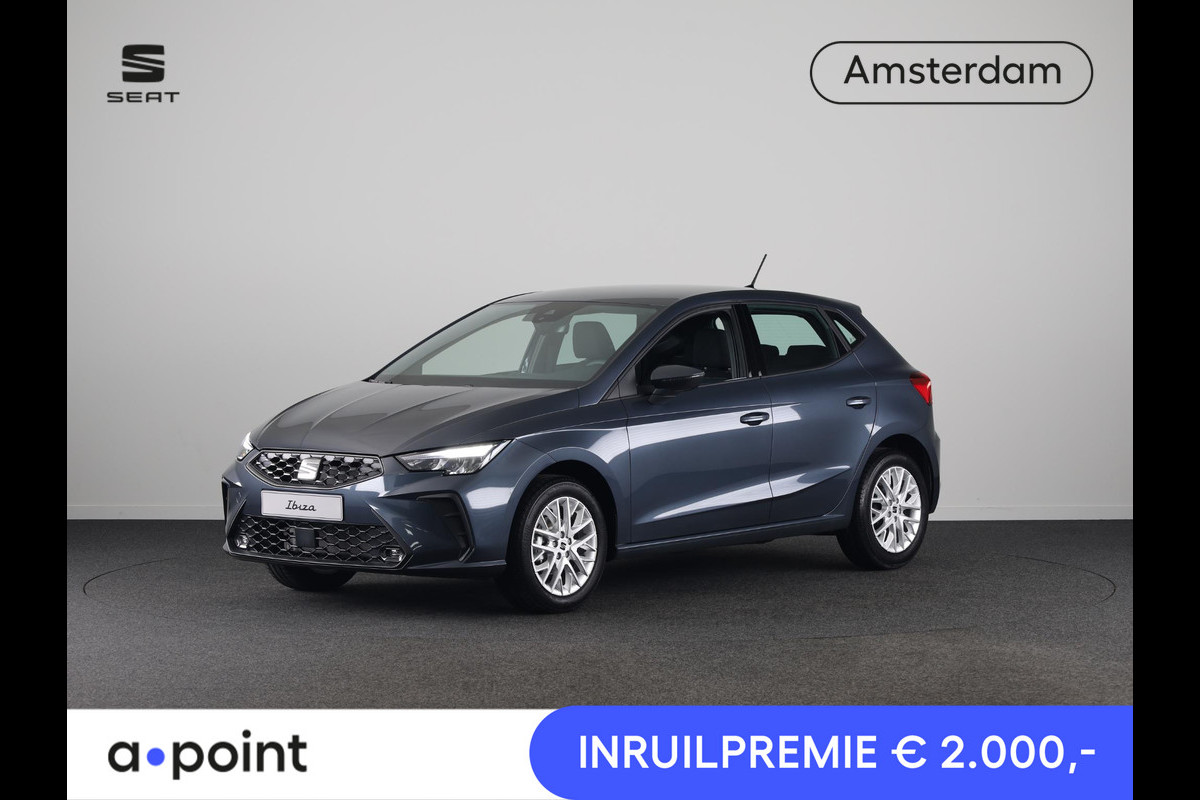 Seat Ibiza SEAT Ibiza Style plus 1.0 EcoTSI 95 pk Magnetic Tech Metallic | Park Assist | Apple Carplay | Cruise control