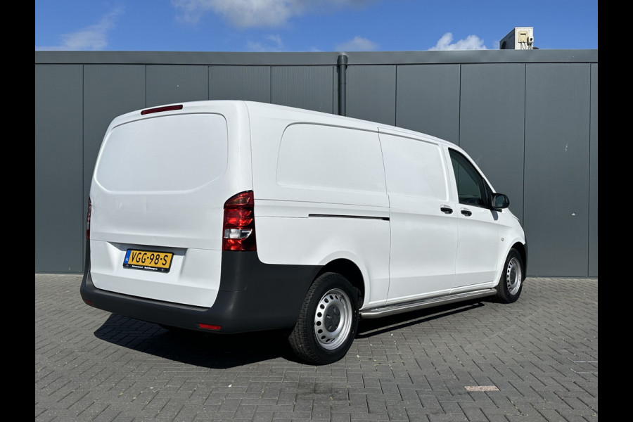 Mercedes-Benz Vito 110 CDI / L3H1 / MAXI / OPRIJPLANK / ACHTERUITRIJCAMERA / AIRCO / BIJRIJDERSBANK / SIDE BARS