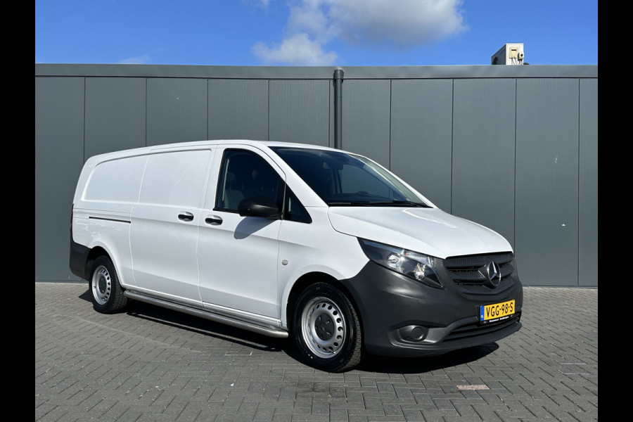 Mercedes-Benz Vito 110 CDI / L3H1 / MAXI / OPRIJPLANK / ACHTERUITRIJCAMERA / AIRCO / BIJRIJDERSBANK / SIDE BARS