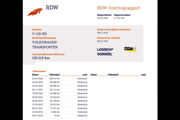 Volkswagen Transporter 2.0 TDI 150pk Automaat Euro 6 - Airco - Imperiaal - Trekhaak
