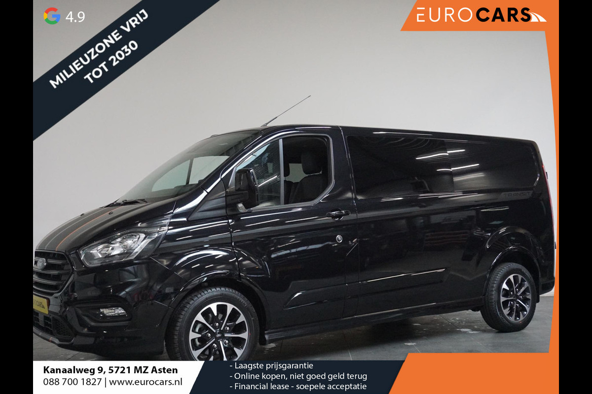 Ford Transit Custom 320 2.0 TDCI L2H1 Sport Dubbele Cabine Automaat Airco| Bluetooth| Cruise Control| Navi| Trekhaak|
