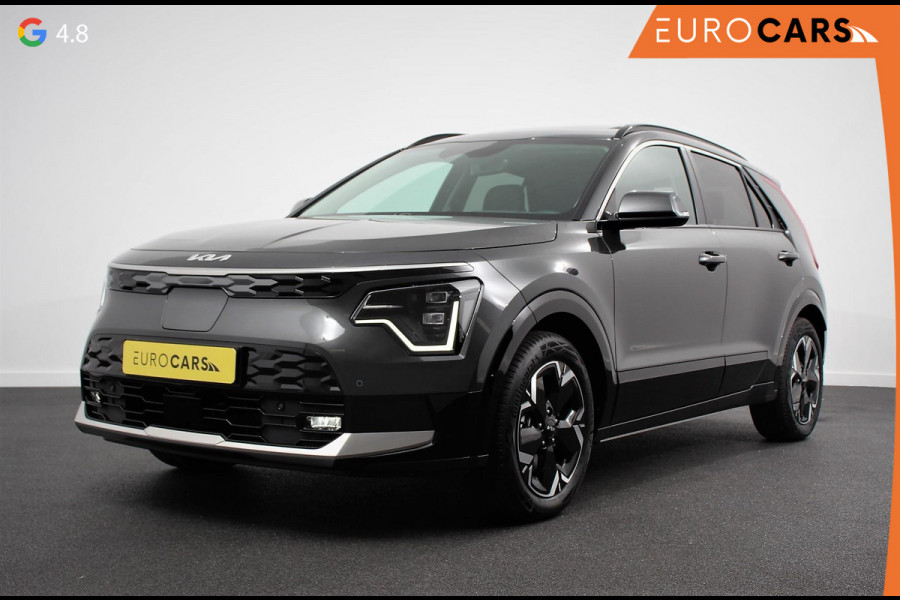 Kia Niro EV DynamicPlusLine 64.8 kWh Navigatie Half Leder Schuif-kantel dak Electrisch bedienbare achterklep DAB Led Camera Extra Getint Glas Lichtmetalen Velgen