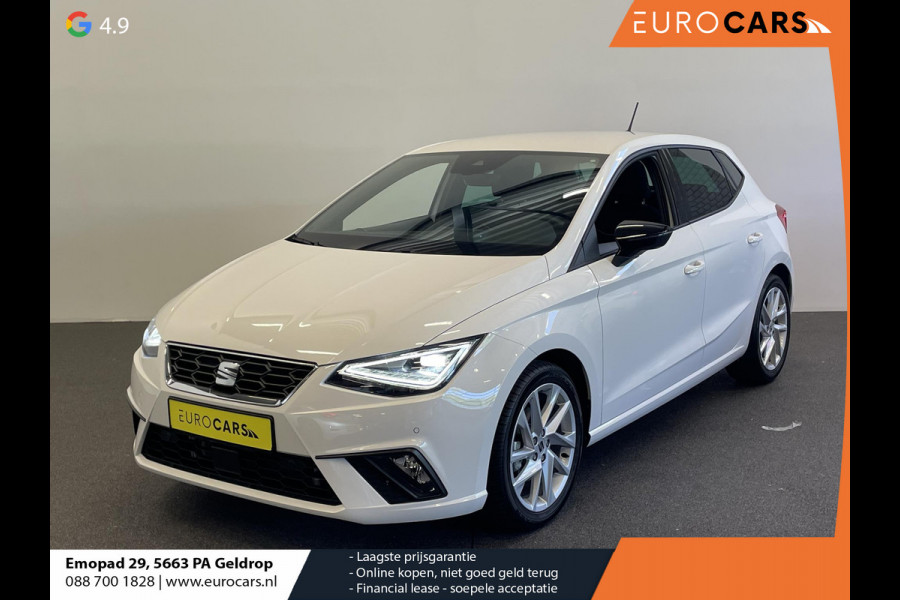 Seat Ibiza 1.0 110pk TSI DSG FR | DEMO ! | Climate control Cruise control LED Voorstoelen verwarmd Parkeersensoren Navigatie Apple Carplay/ Android Auto