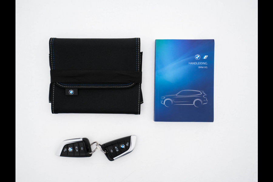 BMW iX3 High Executive 80 kWh Facelift [ 3-Fase-11kW) ] {SOH-100%} (INCL-BTW) Aut. *PANO | LEATHER | ADAPTIVE-CRUISE | FULL-LED | HARMAN/KARDON | TOPVIEW | MEMORY-PACK | BLINDSPOT | DIGI-COCKPIT | HEATED-COMFORTSEATS | DAB+ | NAVI-FULLMAP | HEAD-UP | 20''ALU
