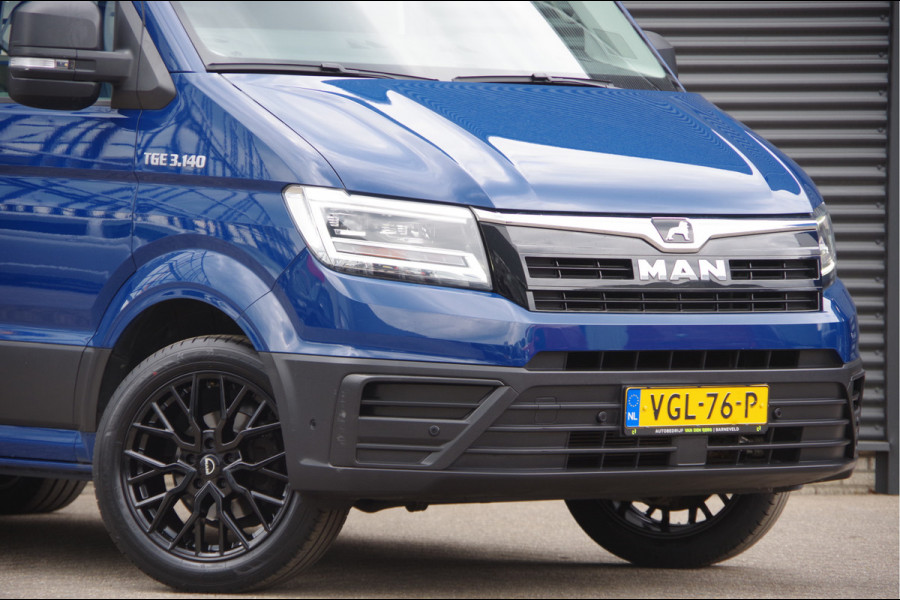 MAN TGE 3.140 35 2.0 L3H3(L2H2) 140PK AUT. LED, TREKHAAK, LEDER, CAMERA, NAVI, CRUISE, AIRCO, PARKEERSENSOREN, NL AUTO, NAP