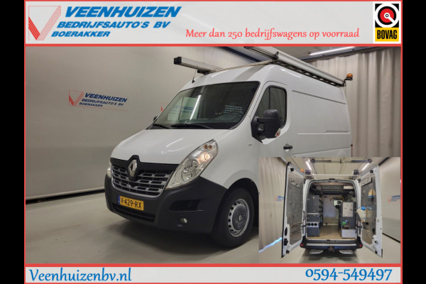 Renault Master 2.3dCi 131pk L2/H2 Werkplaats Inrichting Euro 6!