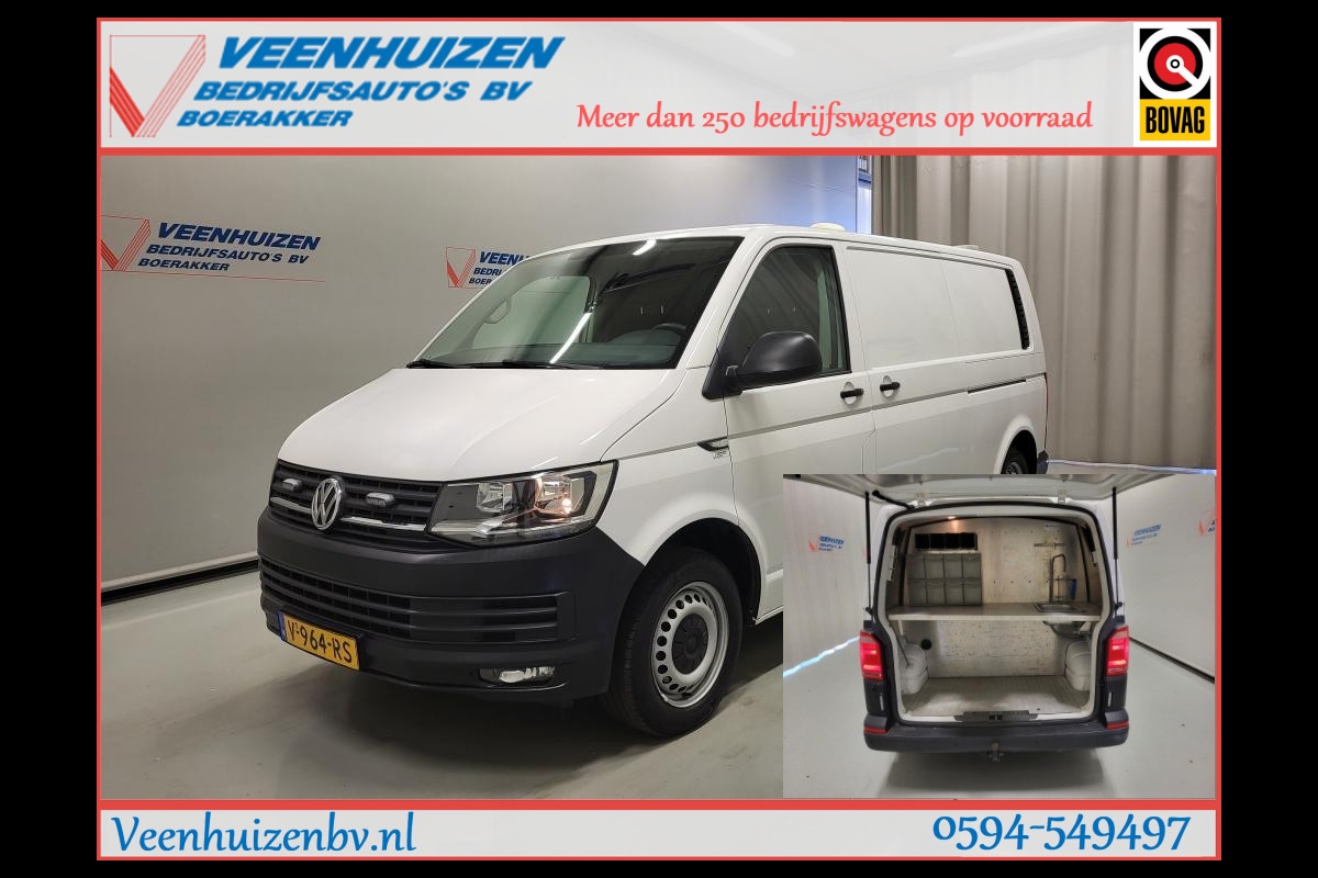 Volkswagen Transporter 2.0TDI L2/H1 Inrichting Trekhaak Euro 6!
