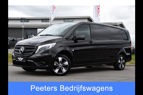 Mercedes-Benz Vito 116 CDI L3 DC Black Edition Cruise, Camera, Carplay, LED, 164pk, Leder, Stoelverwarming, Multimedia, Uniek!