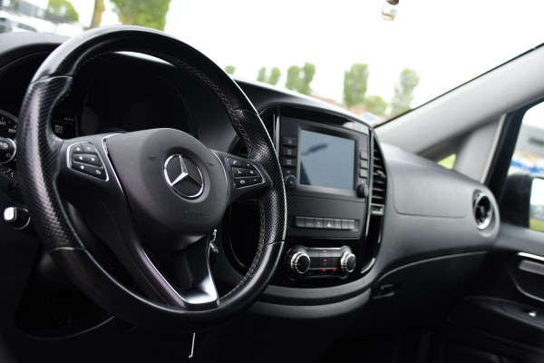 Mercedes-Benz Vito 116 CDI L3 DC Black Edition Cruise, Camera, Carplay, LED, 164pk, Leder, Stoelverwarming, Multimedia, Uniek!