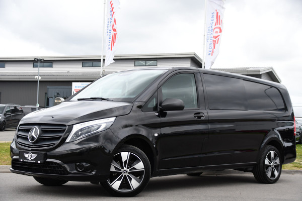 Mercedes-Benz Vito 116 CDI L3 DC Black Edition Cruise, Camera, Carplay, LED, 164pk, Leder, Stoelverwarming, Multimedia, Uniek!