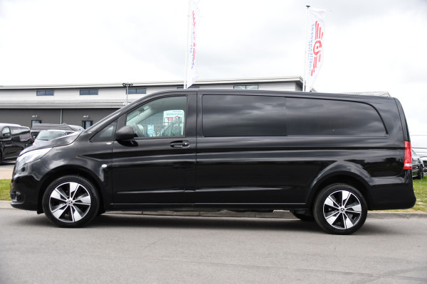 Mercedes-Benz Vito 116 CDI L3 DC Black Edition Cruise, Camera, Carplay, LED, 164pk, Leder, Stoelverwarming, Multimedia, Uniek!