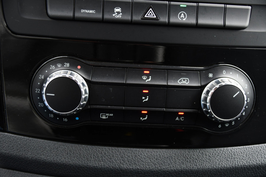 Mercedes-Benz Vito 116 CDI L3 DC Black Edition Cruise, Camera, Carplay, LED, 164pk, Leder, Stoelverwarming, Multimedia, Uniek!