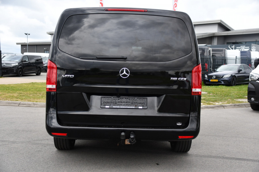 Mercedes-Benz Vito 116 CDI L3 DC Black Edition Cruise, Camera, Carplay, LED, 164pk, Leder, Stoelverwarming, Multimedia, Uniek!