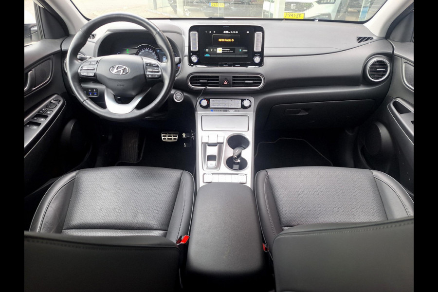 Hyundai Kona EV Premium 64 kWh | SOH: nnb | Warmtepomp | Lage km-stand | Leder | HUD | Blindspot | Full LED |