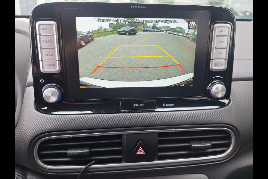 Hyundai Kona EV Premium 64 kWh | SOH: nnb | Warmtepomp | Lage km-stand | Leder | HUD | Blindspot | Full LED |