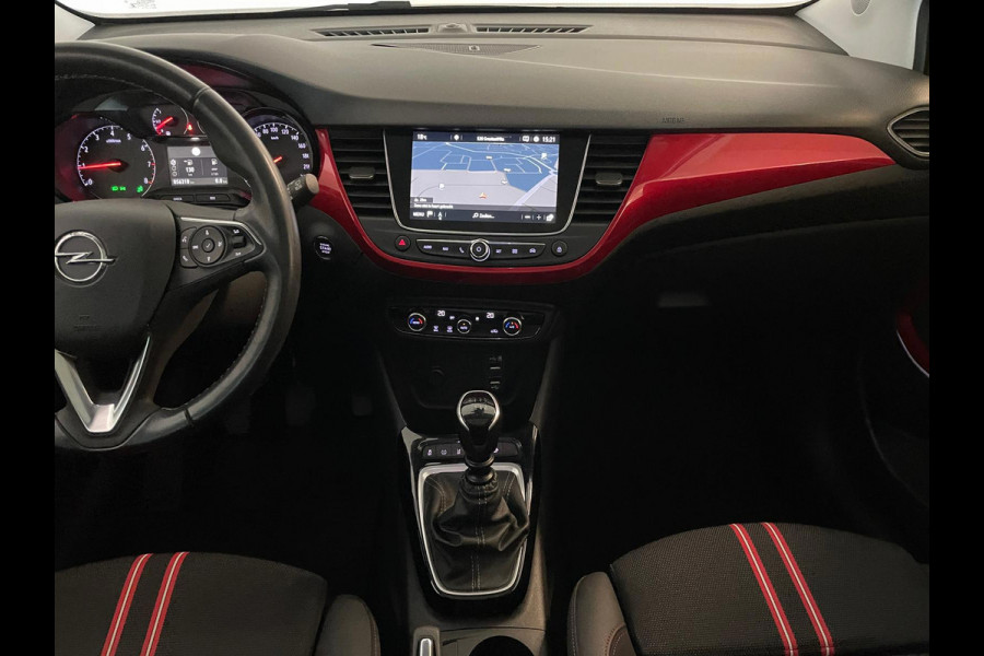 Opel Crossland 1.2 Turbo GS Line PANORAMADAK CLIMATE AIRCO 17 INCH LMV SPORT/COMFORTSTOELEN APPLE CARPLAY CRUISE